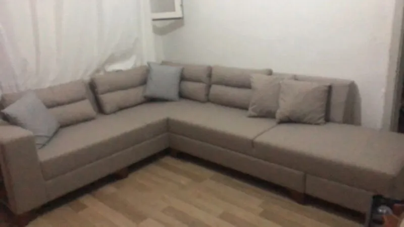 Tloft Köşe Koltuk Takımı Krem Sağ Köşe