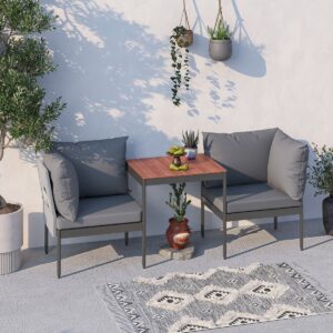 Limni Home Mini Multilounge Bahçe Balkon Seti, Şezlong