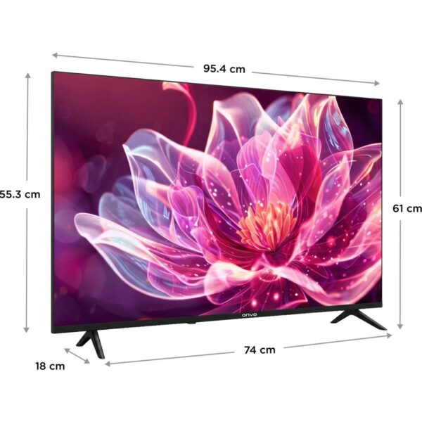 Onvo 43VQ80F3FA 43” 109 Ekran Uydu Alıcılı Full HD WhaleOS QLED TV