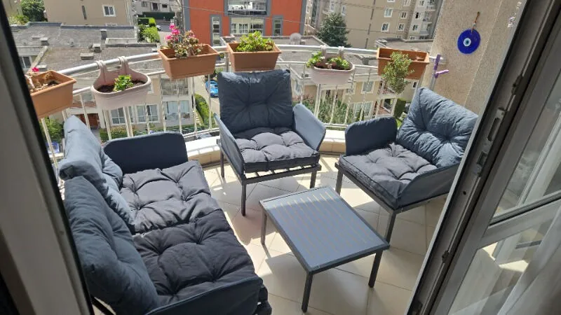 Ada Yatak Odası Takımı MDF Bej Renk