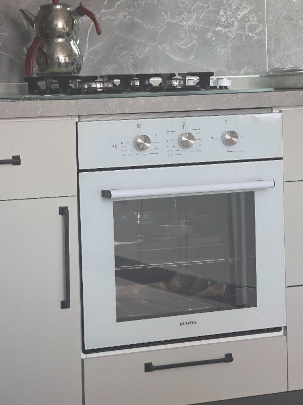 Kumtel 2’li Beyaz Ankastre Set (Ocak-Fırın)