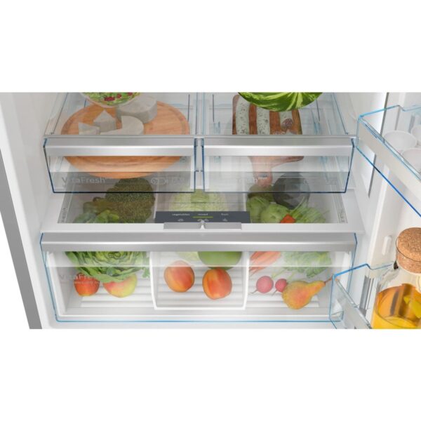 Bosch KGP76AIC0N Serie 8 186 x 75 cm Kolay Temizlenebilir Inox Alttan Donduruculu Buzdolabı