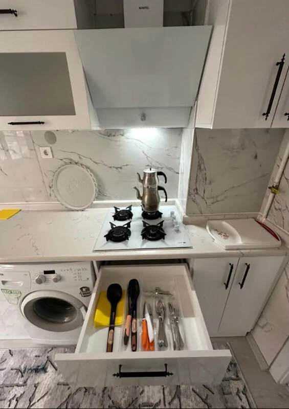 Kumtel Beyaz 2’li Ankastre Cam Set (DA6-830 + KO-40TAHDF)
