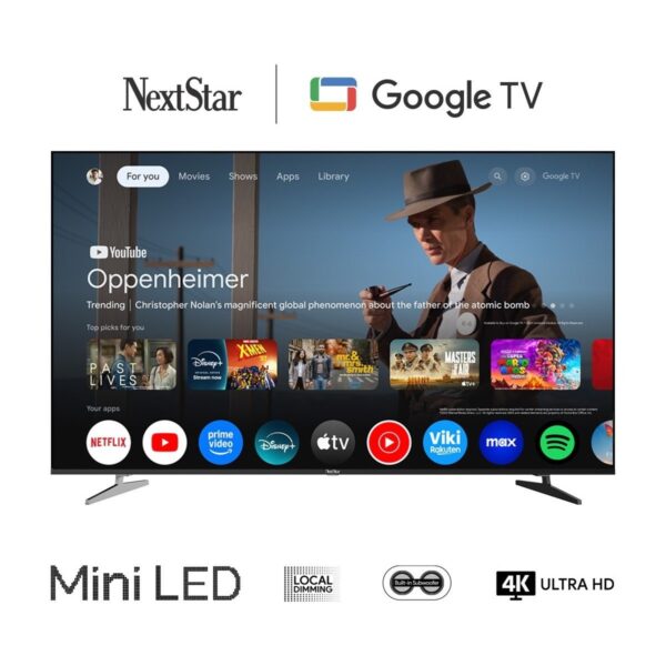 Nextstar YE-65IDWG11 65” 165 Ekran Uydu Alıcılı 4K Ultra HD Google MiniLED TV