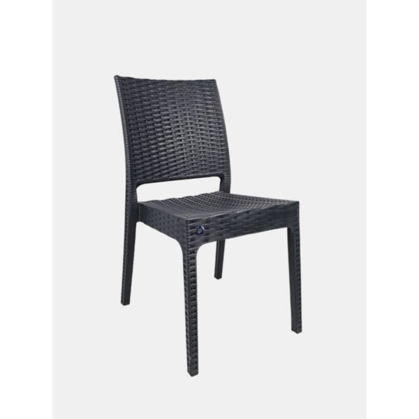 Mandella 90 x 150 6 Kişilik Antrasit Plastik Bahçe Mobilyası Mutfak Balkon Takımı