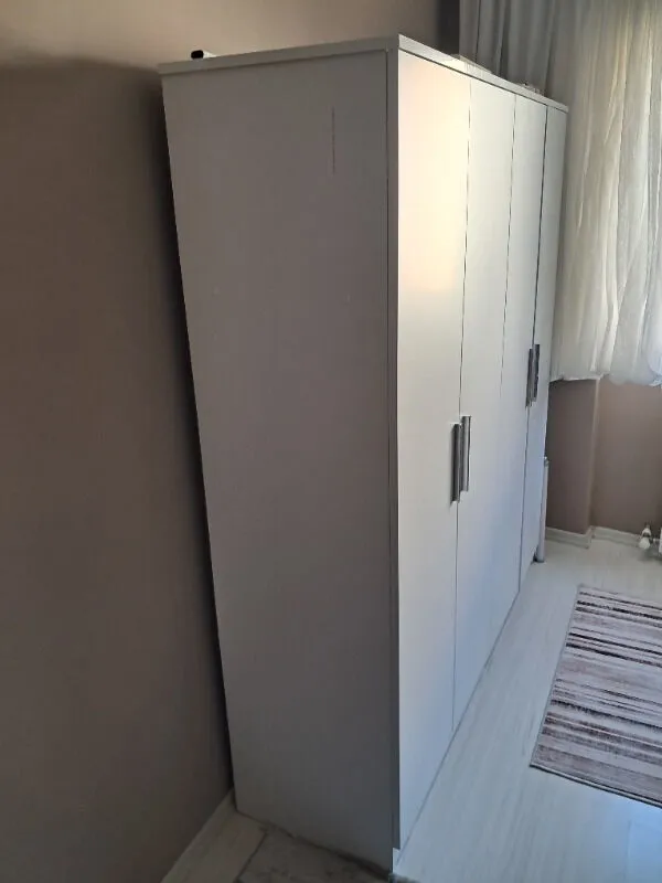 Ada Yatak Odası Takımı MDF Bej Renk