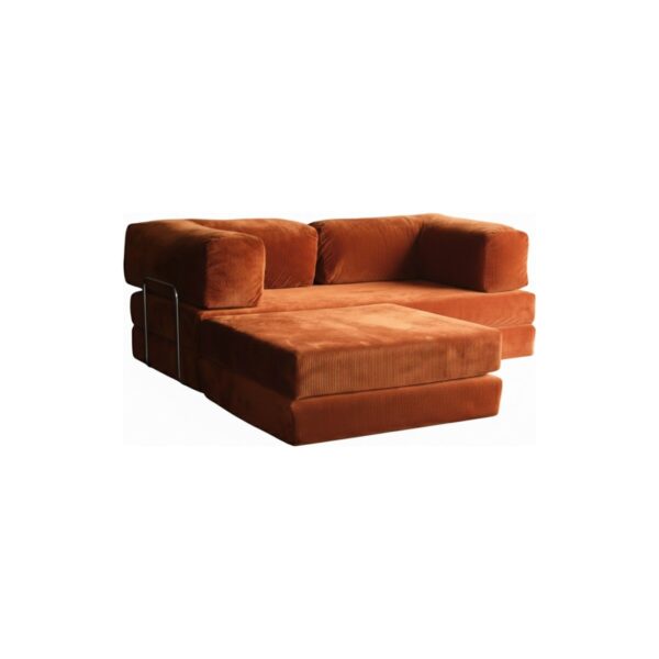 MONAMI Dechome Yeny Fitilli Kadife | Köşe Koltuk | 200X200 Köşe Takımı | Modüler Köşe Takımı | Yataklı L Koltuk | Fitilli Kadife | Kılıflar Yıkanabilir