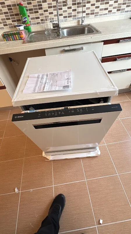 Bosch SMP6EKW60T Solo Bulaşık Makinesi 6 Programlı Beyaz